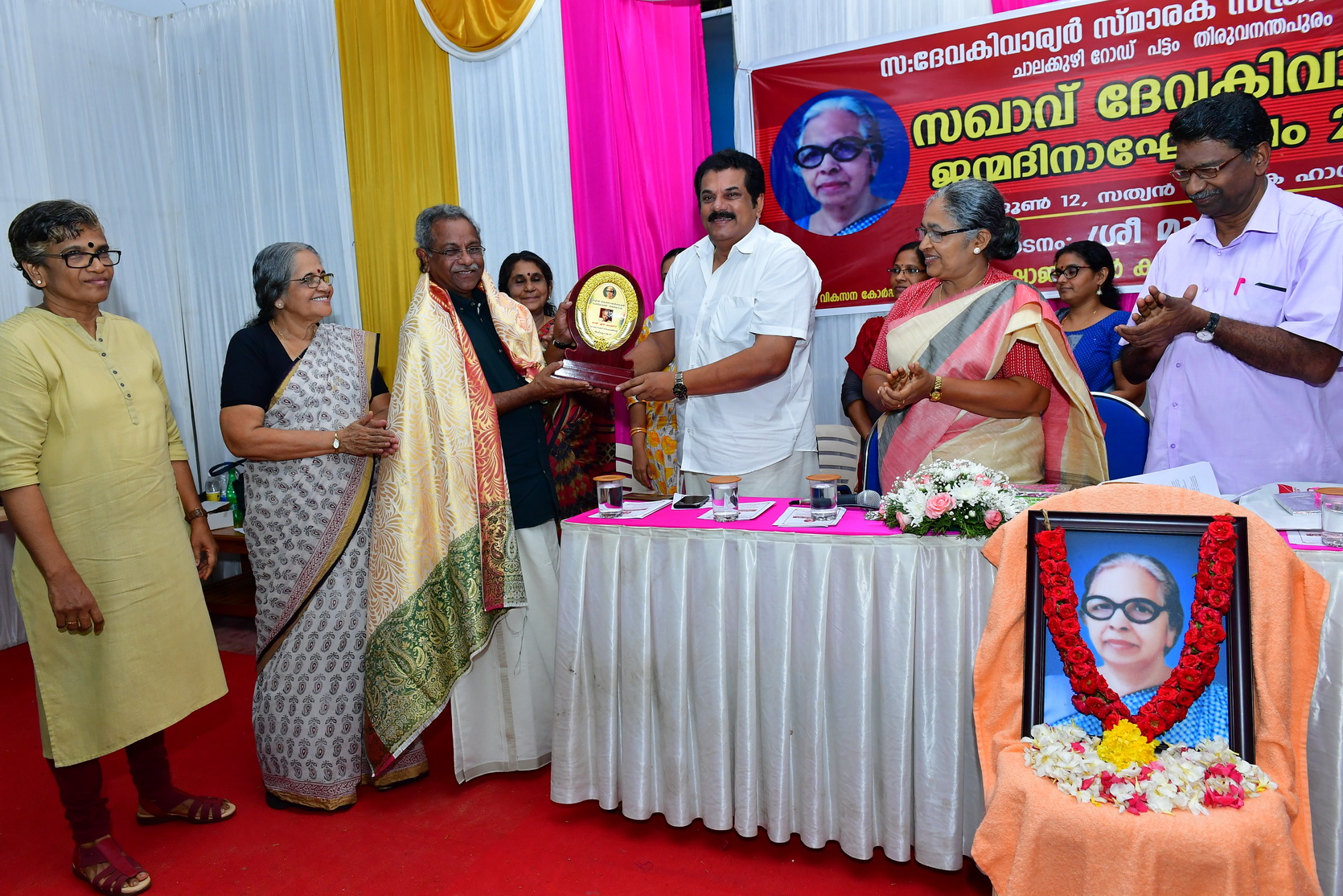 MLA Mukesh inaugurated 96th birth anniversary of Devaki warrier 2019 with a very enlightening and informative speech .